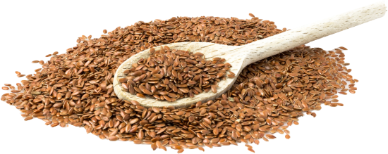 Flax Seed and Spoon